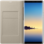 Etui folio LED View Cover Samsung EF-NN950PF doré pour Galaxy Note8 N9