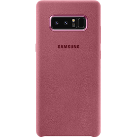 Coque rigide Samsung EF-XN950AP en Alcantara rose pour Galaxy Note8 N9