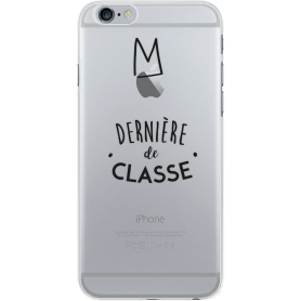 Coque semi-rigide transparente Dernière de la classe pour iPhone SE (2