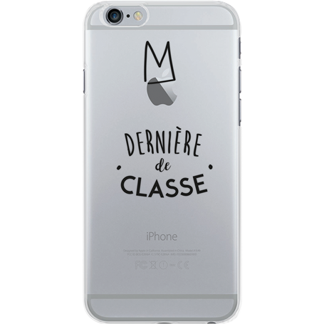 Coque semi-rigide transparente Dernière de la classe pour iPhone SE (2