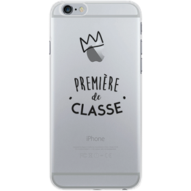 Coque semi-rigide transparente Première de la classe pour iPhone 6/6S/