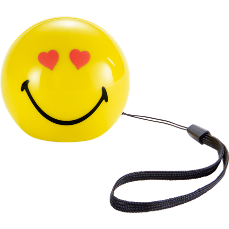 Mini enceinte sans fil jaune smiley love Bigben