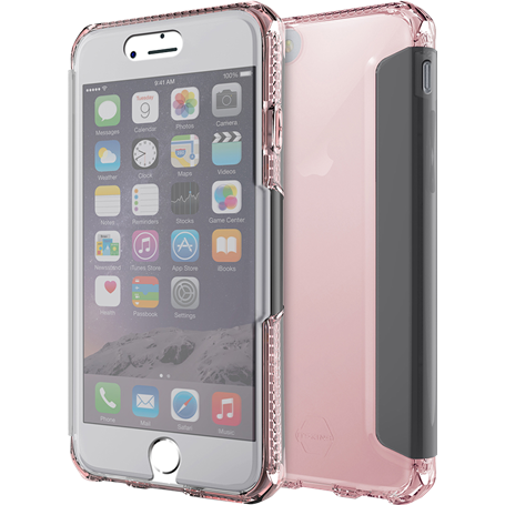 Etui folio Itskins Spectra rose pour iPhone SE (2020)/8/7/6S/6