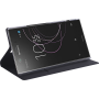 Etui folio noir pour Sony Xperia XZ1