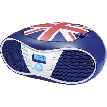 Lecteur CD/radio FM et MP3 CD58 Bigben drapeau anglais