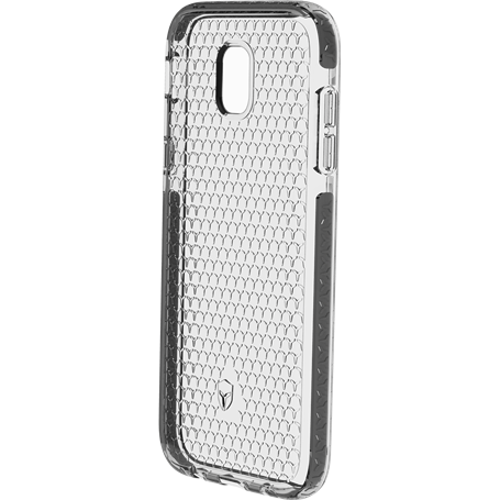 Coque Renforcée Samsung G J3 2017 LIFE Contour Gris - Garantie à vie F