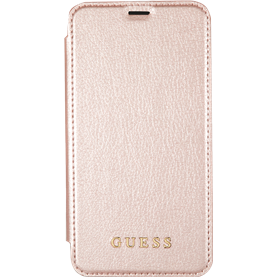 Etui folio Guess rose pour iPhone X/XS