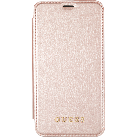 Etui folio Guess rose pour iPhone X/XS