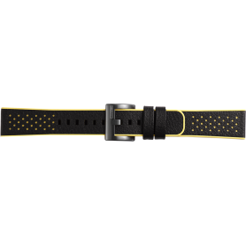 Bracelet Samsung Hybride Sport GP-R600BREEAAD noir et jaune pour Gear 