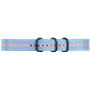 Bracelet NATO GP-R600BREECAF bleu et rose Samsung pour Gear Sport