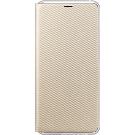Etui folio Neon Samsung EF-FA530PF doré pour Galaxy A8 A530 2018