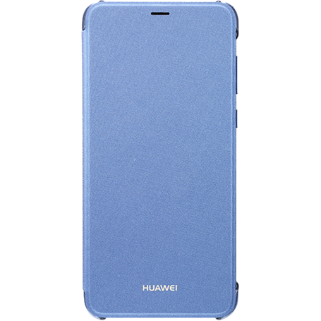 Etui folio Huawei bleu pour P Smart