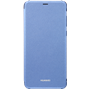 Etui folio Huawei bleu pour P Smart