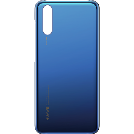 Coque rigide bleue translucide Huawei pour P20