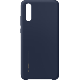 Coque semi-rigide bleue foncée Huawei pour P20 