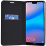 Etui folio noir pour Huawei P20 Lite