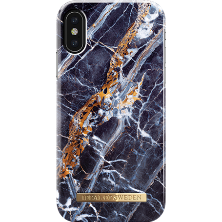 Coque Fashion Midnight Blue Marble de Ideal Of Sweden pour iPhone X/XS