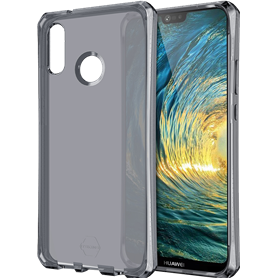 Coque semi-rigide Itskins Spectrum noire translucide pour Huawei P20 L