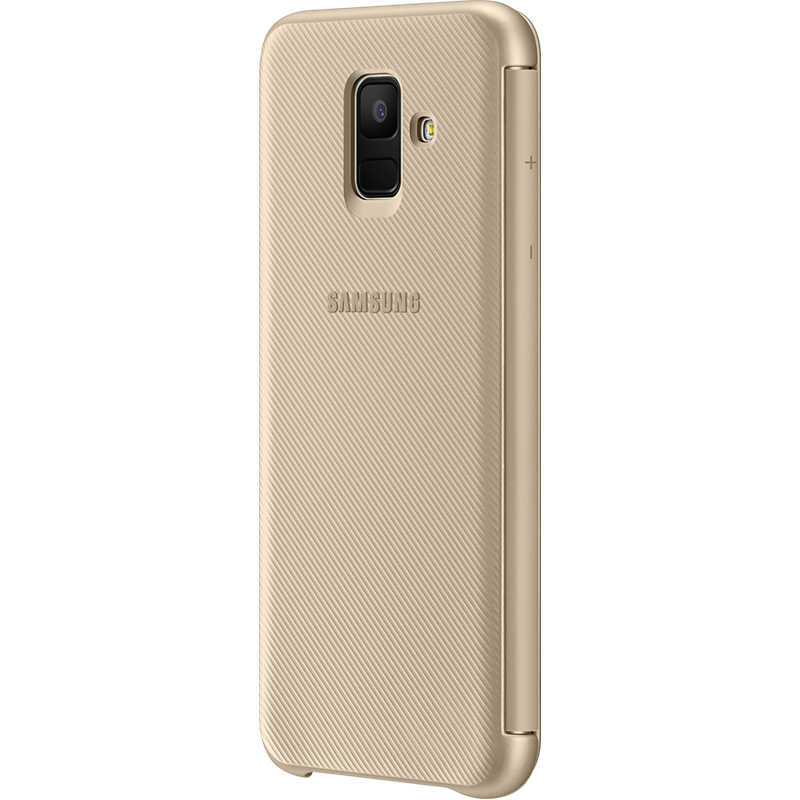 Image secondaire de Etui à rabat Samsung EF-WA600CF doré pour Galaxy A6 A600 2018