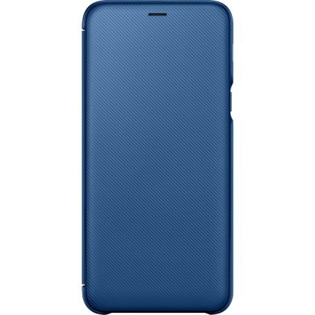 Etui à rabat Samsung EF-WA605CL bleu pour Galaxy A6+ A605 2018