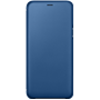 Etui à rabat Samsung EF-WA605CL bleu pour Galaxy A6+ A605 2018
