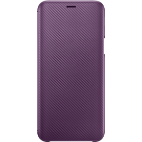 Etui à rabat Samsung EF-WJ600CE violet pour Galaxy J6 J600 2018