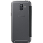 Etui folio noir pour Samsung Galaxy A6 A600 2018