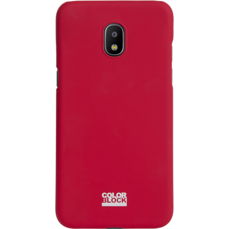 Coque rigide rouge Colorblock pour Samsung Galaxy J3 J330 2017
