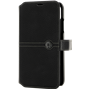 Folio Sellier Bouton laqué Noir pour iPhone XR Faconnable