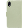 Etui folio Mode en cuir Vert olive pour iPhone XR