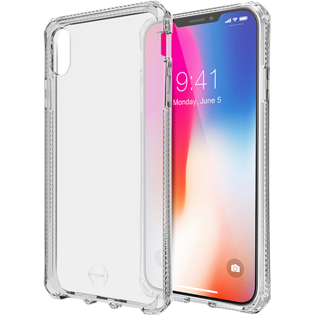 Coque semi-rigide Itskins Spectrum translucide pour iPhone XS Max