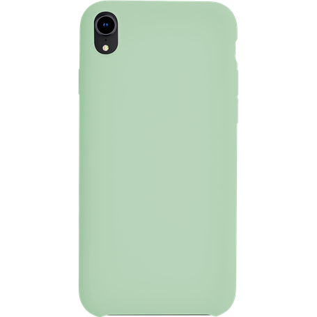 Coque rigide finition soft touch vert menthe pour iPhone XR