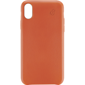 Coque en Cuir Orange pour Apple iPhone XR Beetlecase