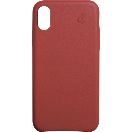 Coque en Cuir Rouge pour Apple iPhone XR Beetlecase