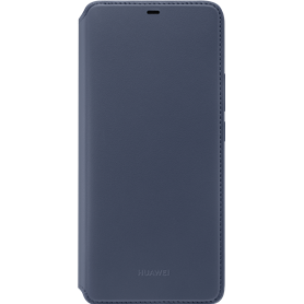 Etui folio Huawei HW51992635 gris bleu pour Mate 20 Pro
