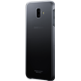 Coque rigide Evolution Samsung noire et transparente pour Galaxy J6+ J