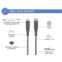 Câble Ultra-renforcé USB C/Lightning 2m 3A Gris - Garanti à vie Force 