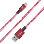 Câble Tissé USB A/USB C 2m Rouge Burgundy - 3A Bigben