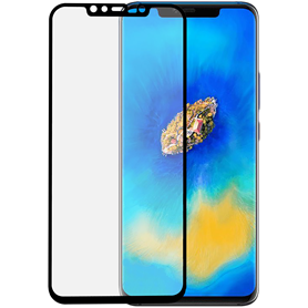 Protège-écran en verre trempé 3D avec contour noir pour Huawei Mate 20