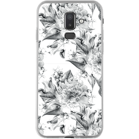 Coque rigide Melancholia blanche pour Samsung Galaxy J6 J600