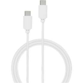 Câble USB-C/USB-C Power Delivery 2m blanc Bigben