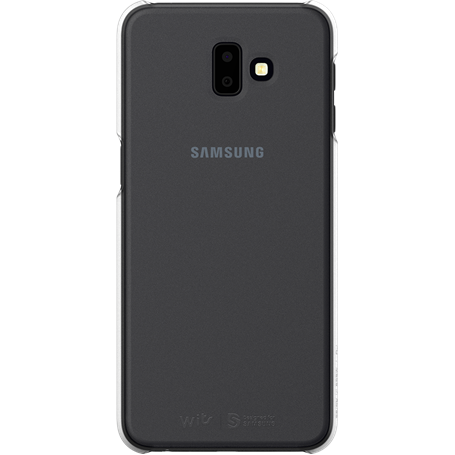Coque rigide transparente Samsung pour Galaxy J6+ J610