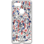 Coque rigide bleu blanc et rouge Edith Caron pour Google Pixel 3