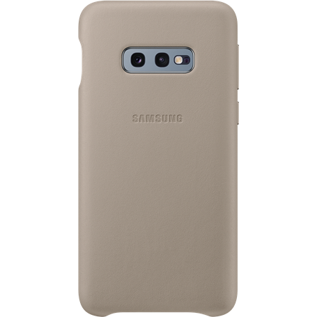 Coque en Cuir pour Samsung G S10E Grise Samsung