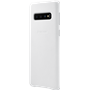 Coque rigide en cuir blanc Samsung EF-VG973LW pour Galaxy S10 G973