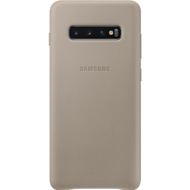 Coque en Cuir pour Samsung G S10 Plus Grise Samsung