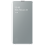 Etui à rabat Clear View Cover Samsung EF-ZG970CW blanc pour Samsung Ga