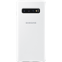 Etui à rabat Clear View Cover Samsung EF-ZG970CW blanc pour Samsung Ga