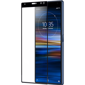 Protège-écran en verre trempé 3D pour Sony Xperia 10 Plus