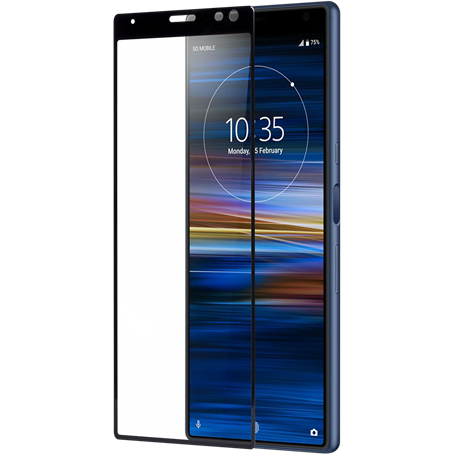 Protège-écran en verre trempé 3D pour Sony Xperia 10 Plus